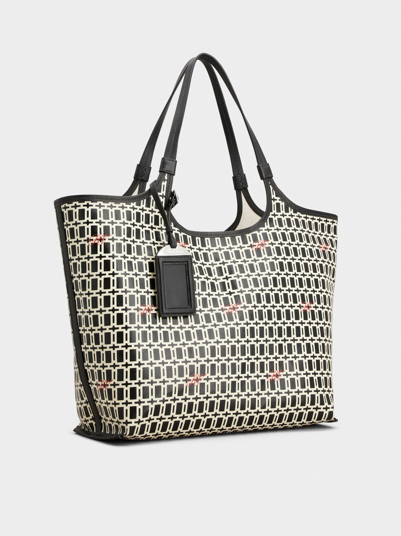 Grand Vivier Medium Shopping Bag in fabric 3