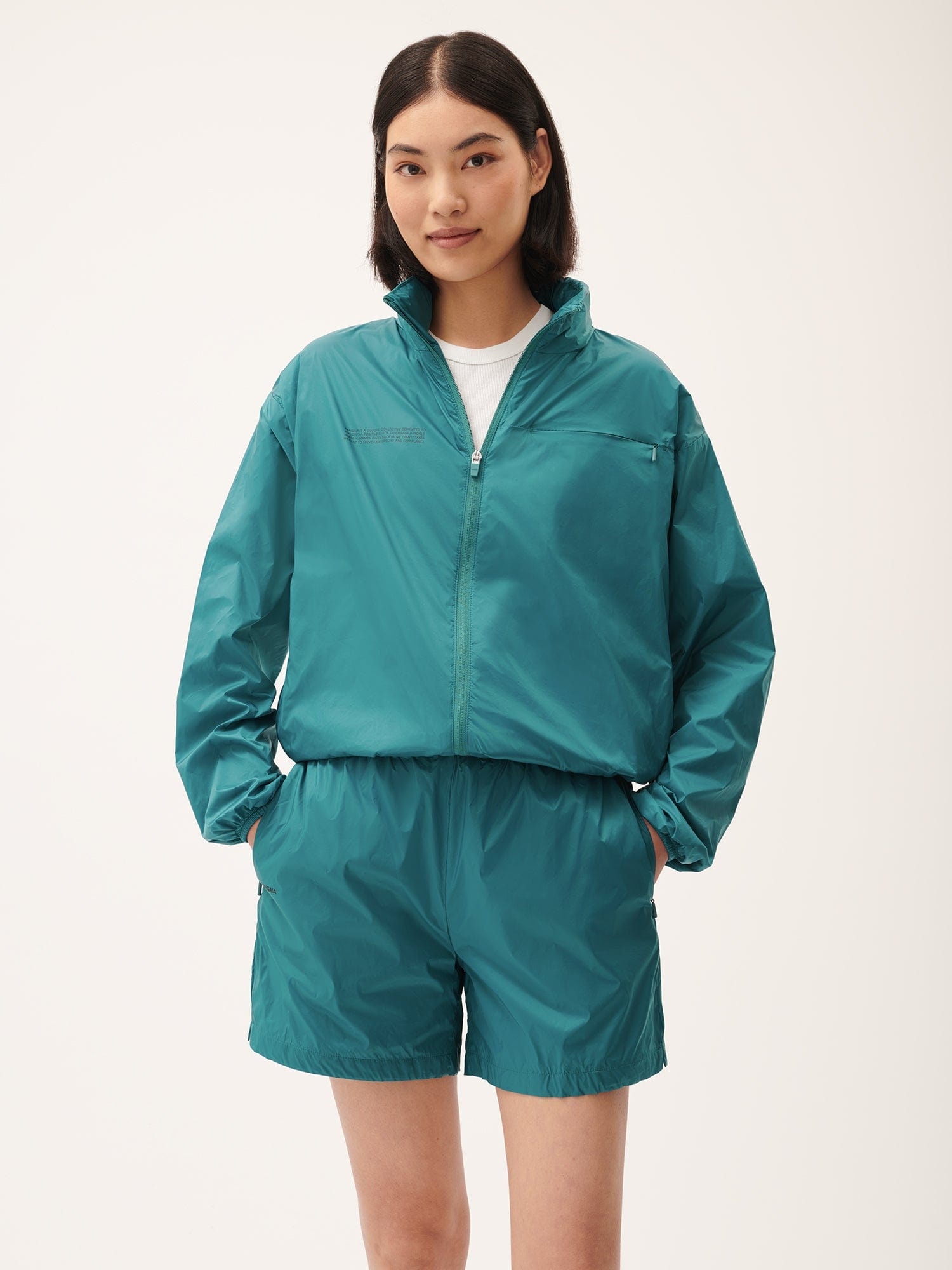 Women's DNA Recycled Nylon Packable Jacket - Scarab Teal - 2