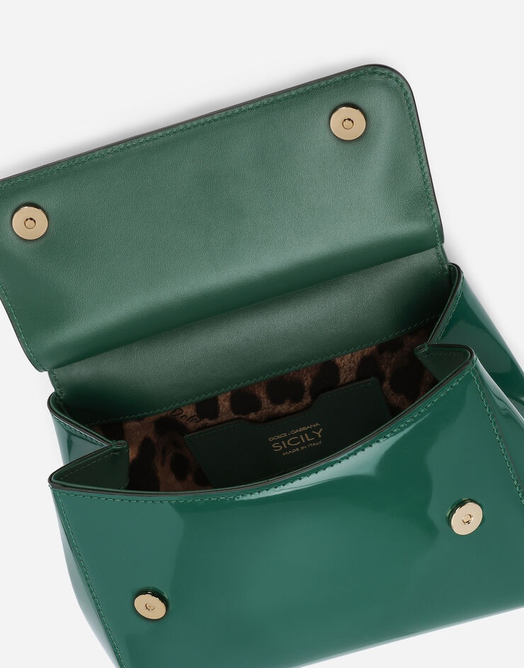 Small Sicily bag in polished calfskin - 4