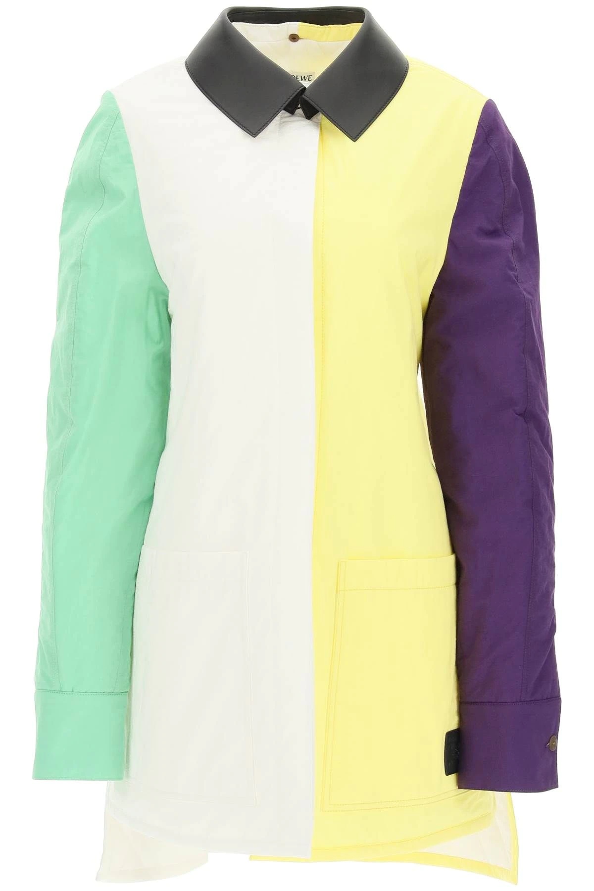 OVERSIZED COLOR BLOCK BLOUSON - 1