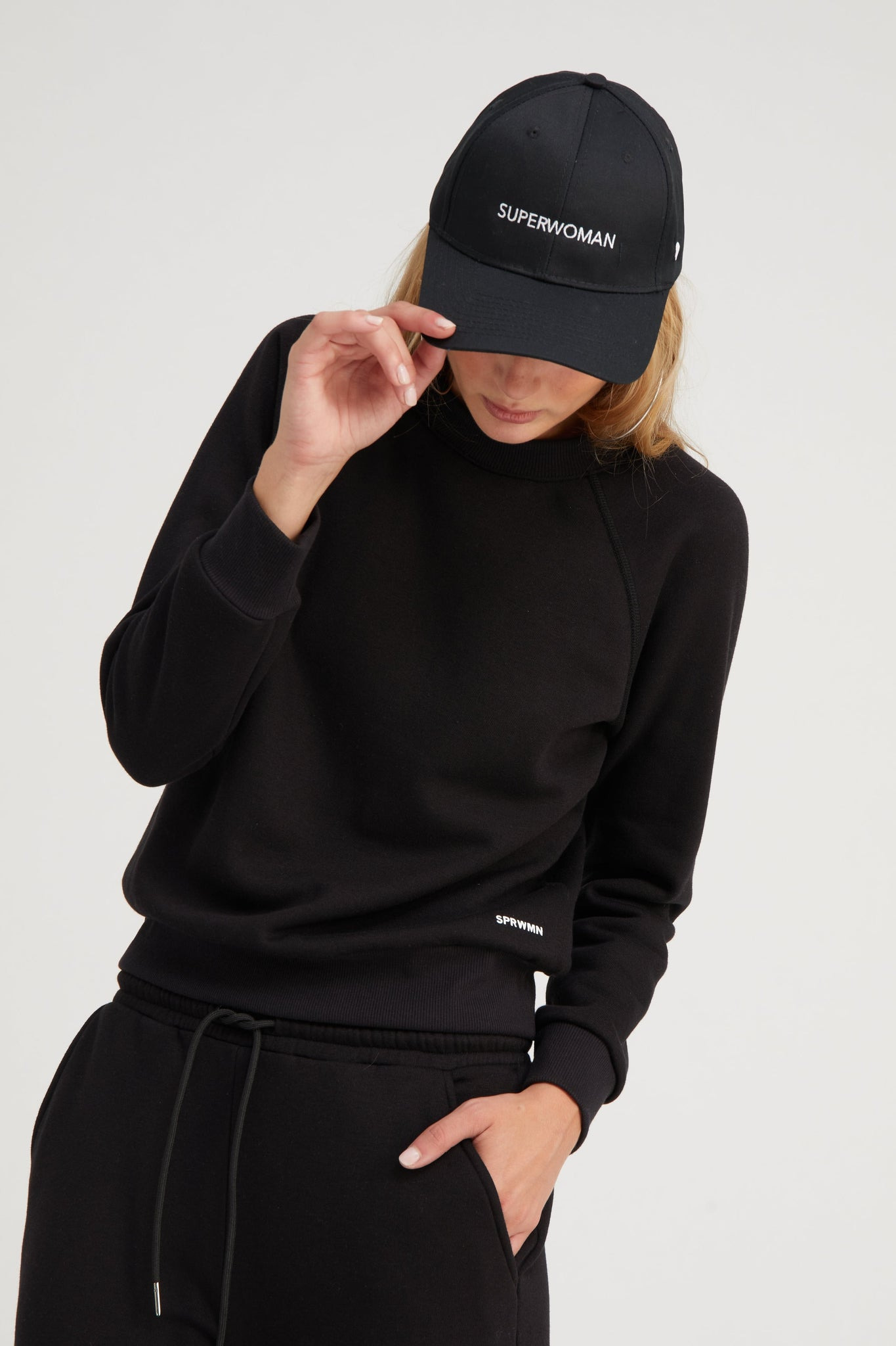 BLACK SUPERWOMAN BASEBALL CAP - 4