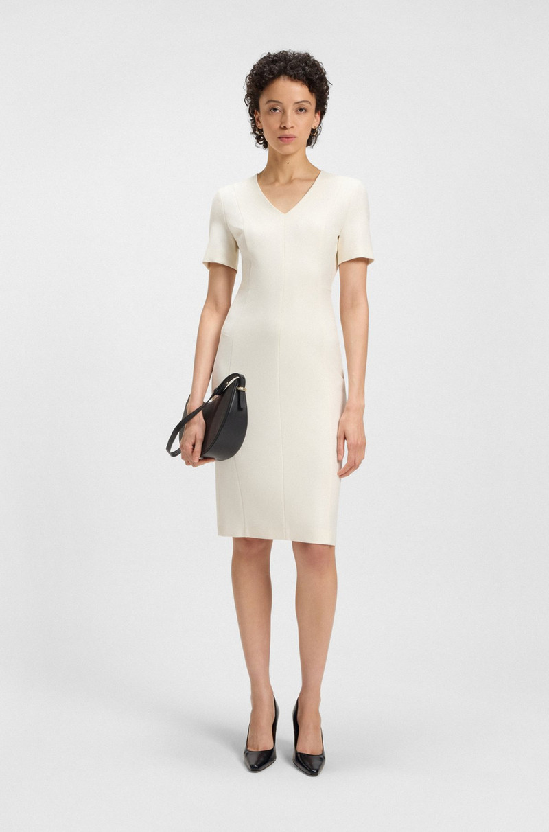 BOSS POINTED-TOE PUMPS IN POLISHED LEATHER outlook