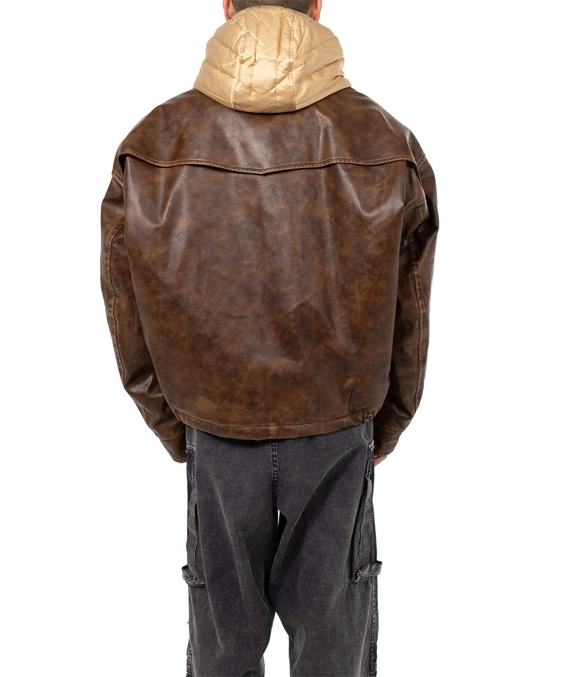 Extended Placket Hood Coated Jacket 12
