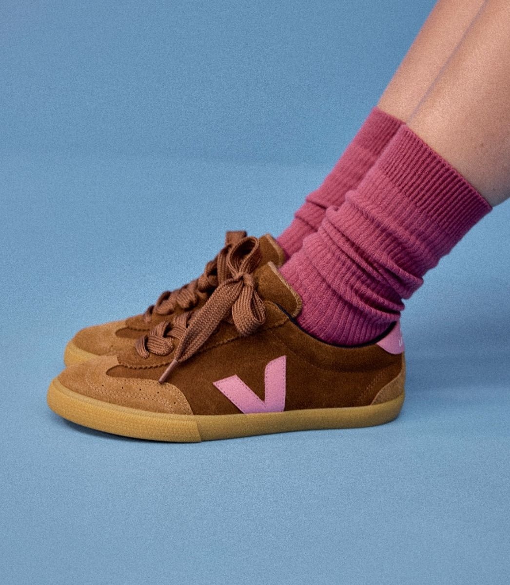 VOLLEY SUEDE VEJA X MAKE MY LEMONADE COGNAC MARY - 5