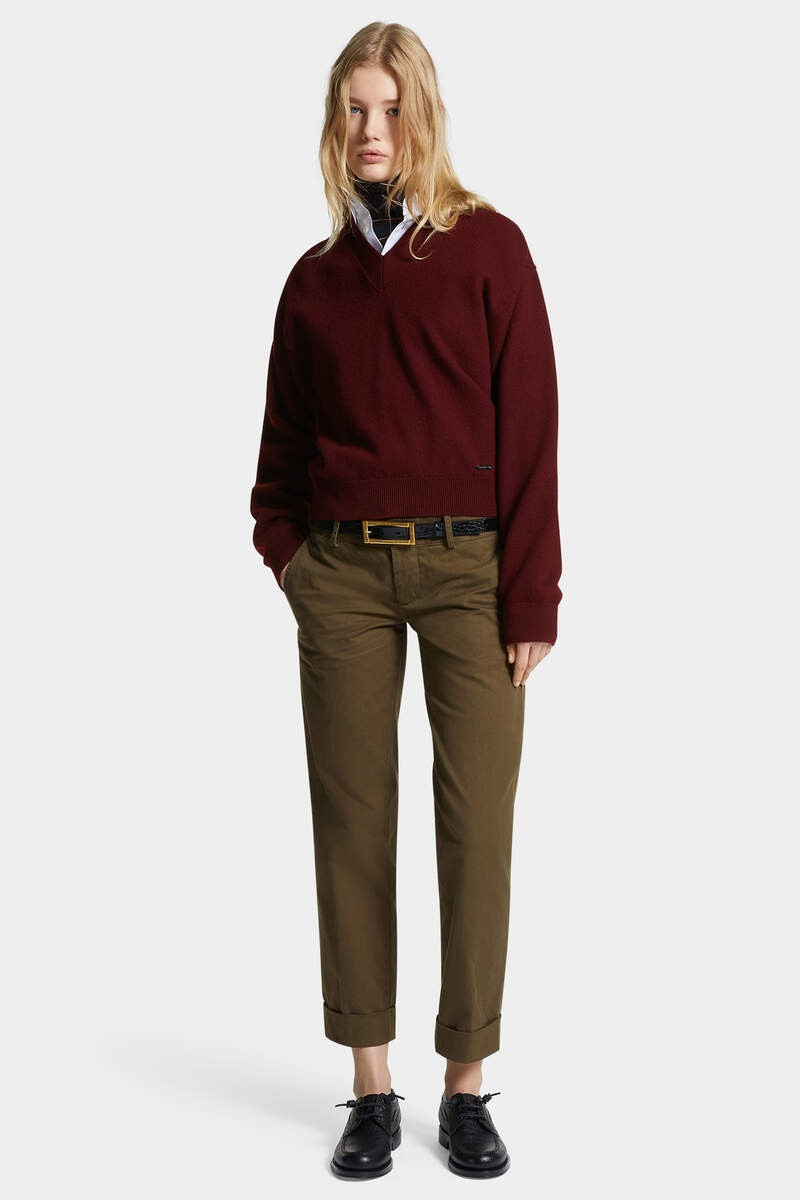 V NECK PULLOVER 7