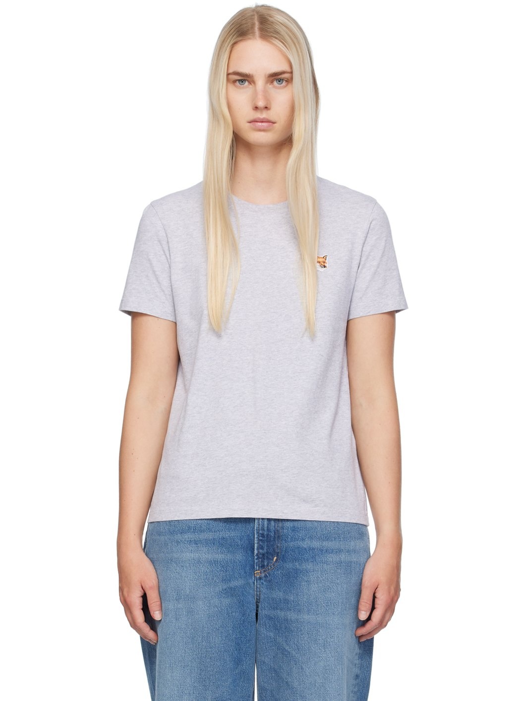 Gray Fox Head T-Shirt - 1