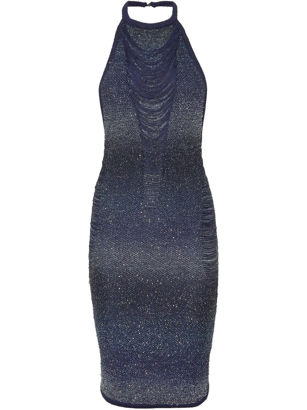 sequin-embellished mini dress - 1