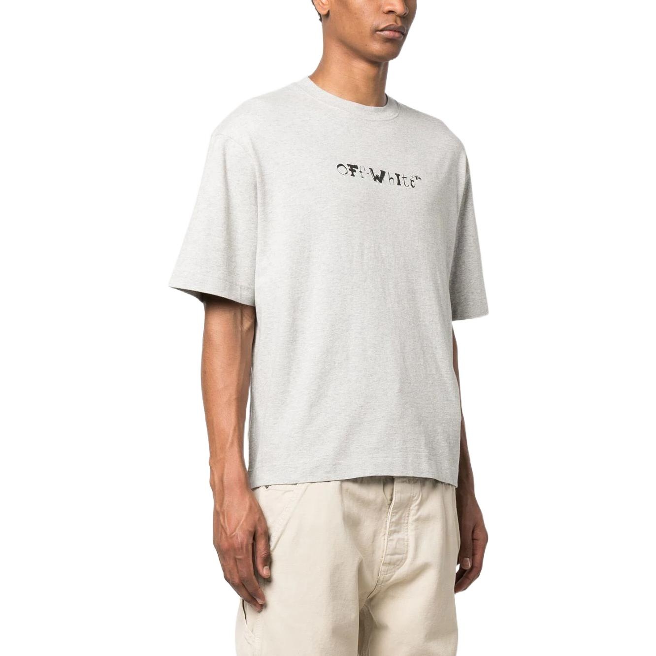 Off-White Crew Neck Tee OMAA120S23JER0050810 - 4