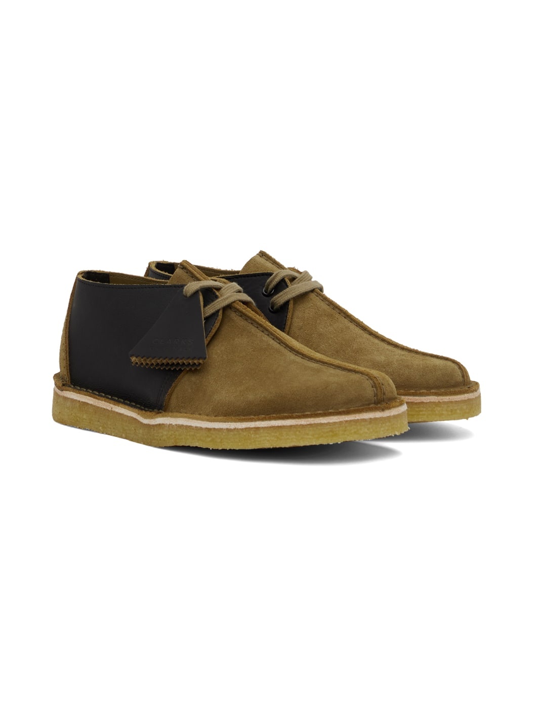 Khaki Clarks Originals Edition Trek Derbys - 4