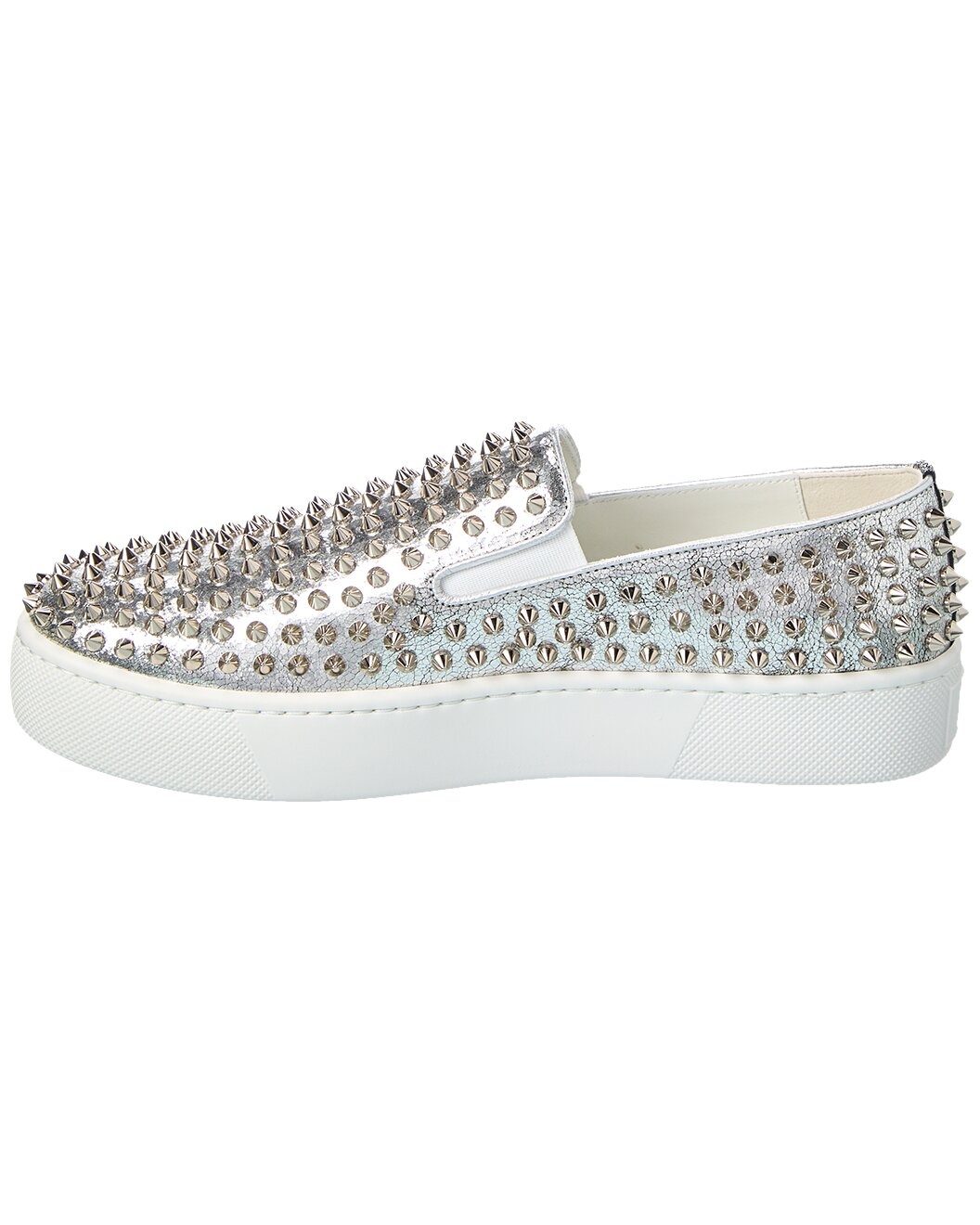 Christian Louboutin Spikeboat Leather Slip-On Sneaker - 2