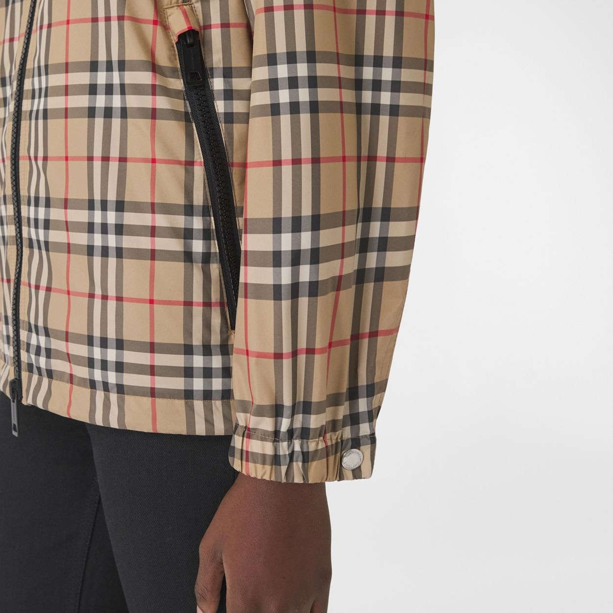 Vintage Check Hooded Jacket - 5