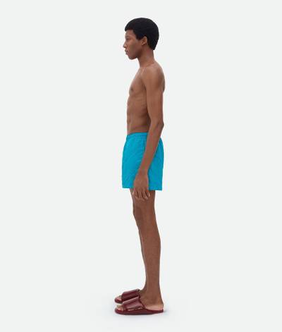 Bottega Veneta intreccio nylon swim shorts outlook