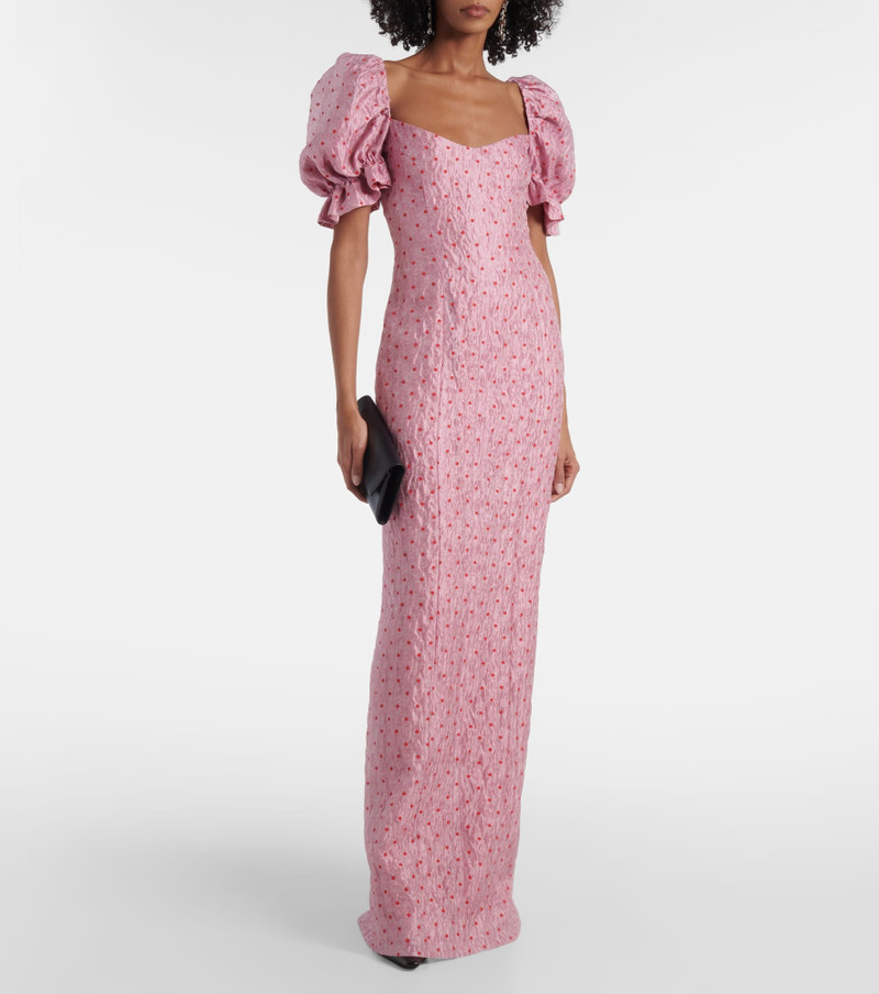 markarian Raffaella balloon-sleeve maxi dress outlook