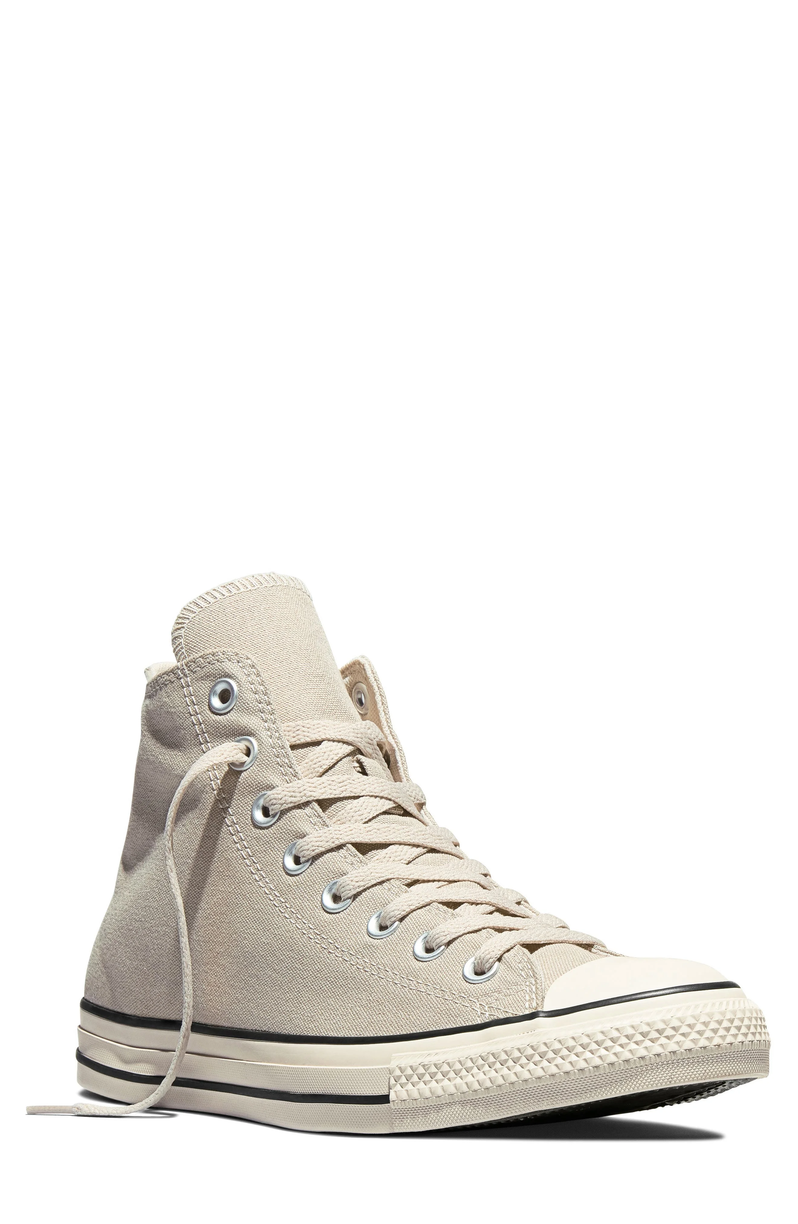 Converse Chuck Taylor® All Star® High Top Sneaker in Papyrus/Classic Ecru/Black at Nordstrom - 1