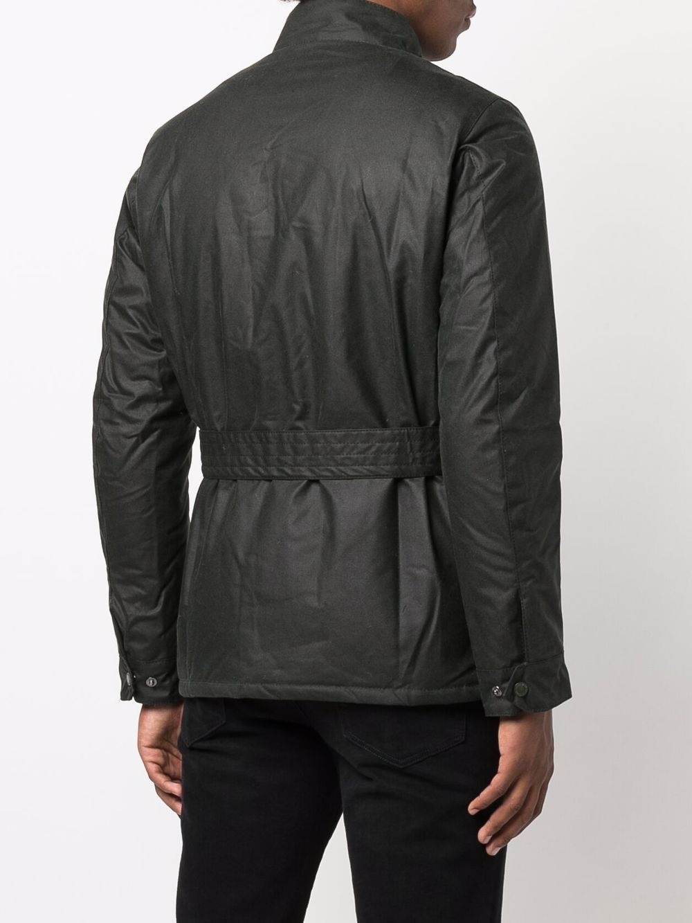 coated buckled windbreaker - 4