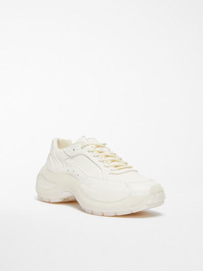 Max Mara Chunky-sole leather sneakers outlook