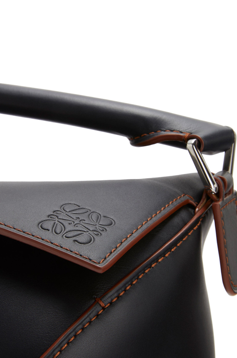 Large Puzzle Edge bag in natural calfskin 8