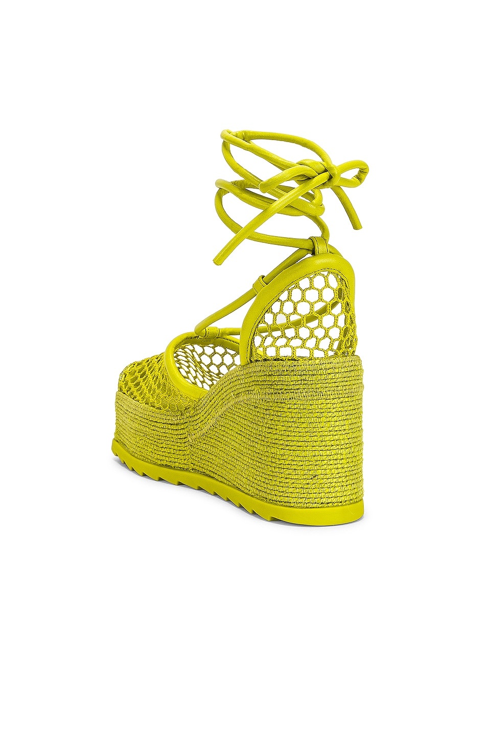 Stretch Lace Up Espadrilles - 3
