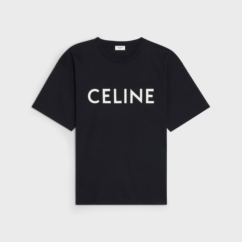 CELINE LOOSE T-SHIRT IN COTTON JERSEY 1