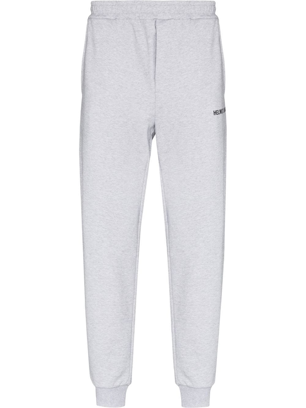 logo-print tapered track pants - 1