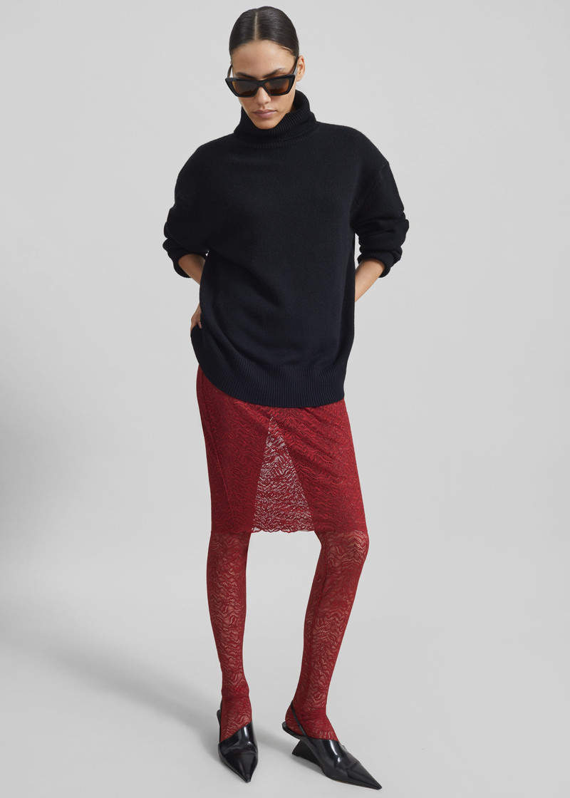 Beaufille Dorado Skirt Leggings - Burgundy 1