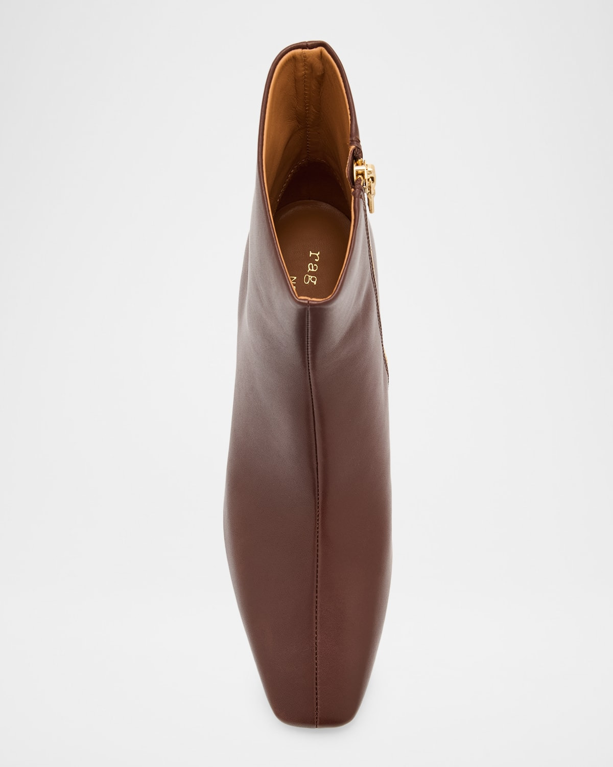 Avery Leather Zip Ankle Boots - 5