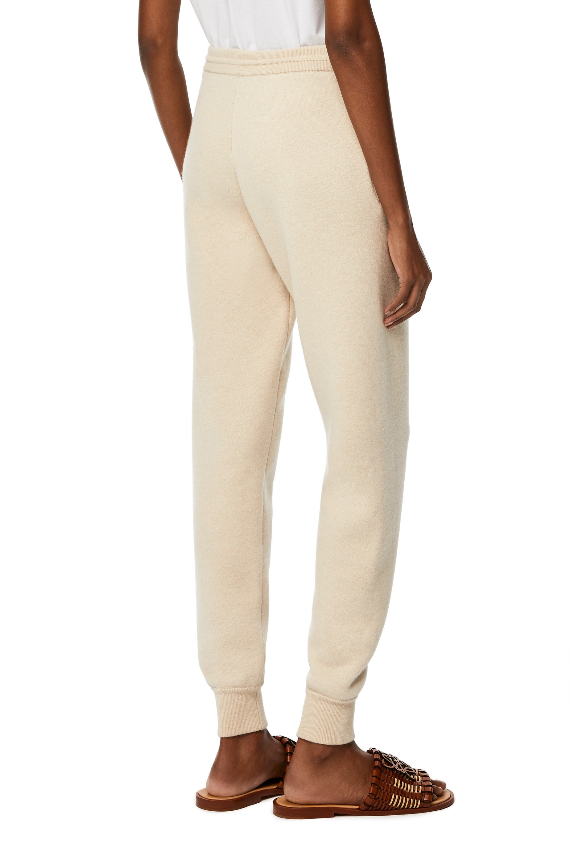 Knit track trousers in cashmere - 4