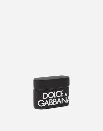Dolce & Gabbana Rubber airpods pro case with micro-injection logo outlook