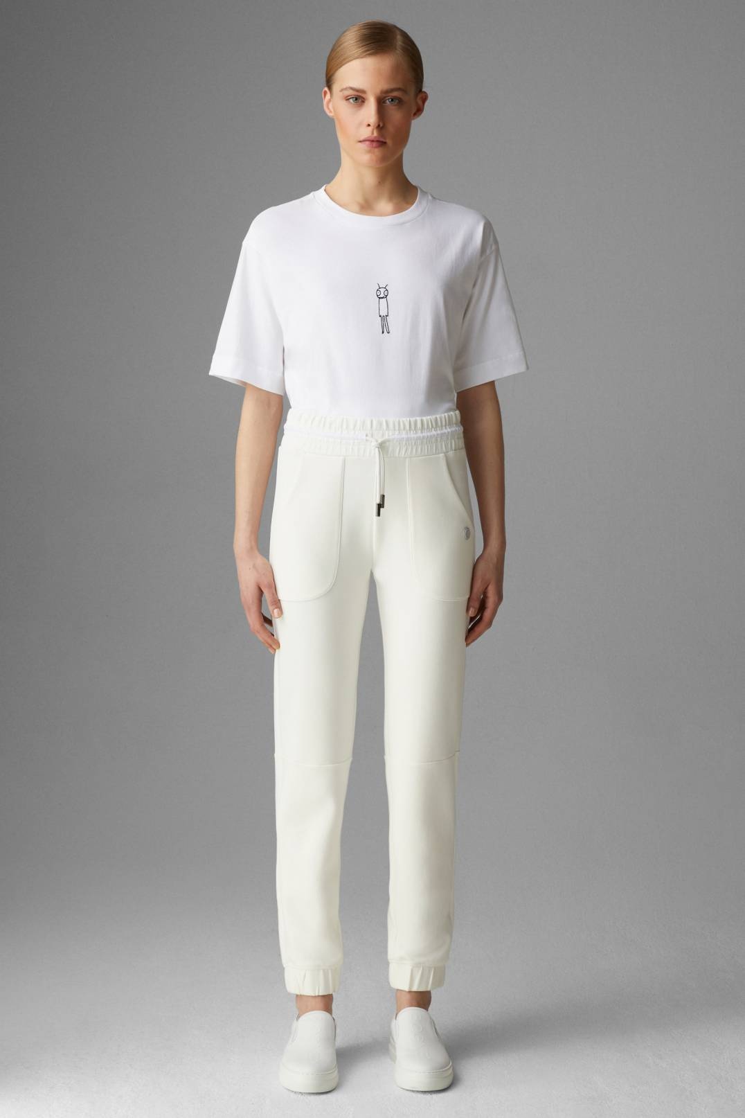 CARLOTTA JOGGING PANTS IN OFF-WHITE - 4