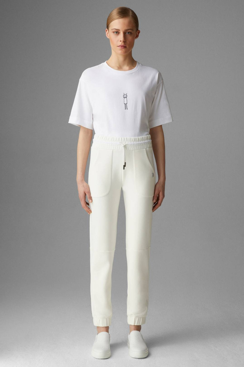 BOGNER CARLOTTA JOGGING PANTS IN OFF-WHITE outlook