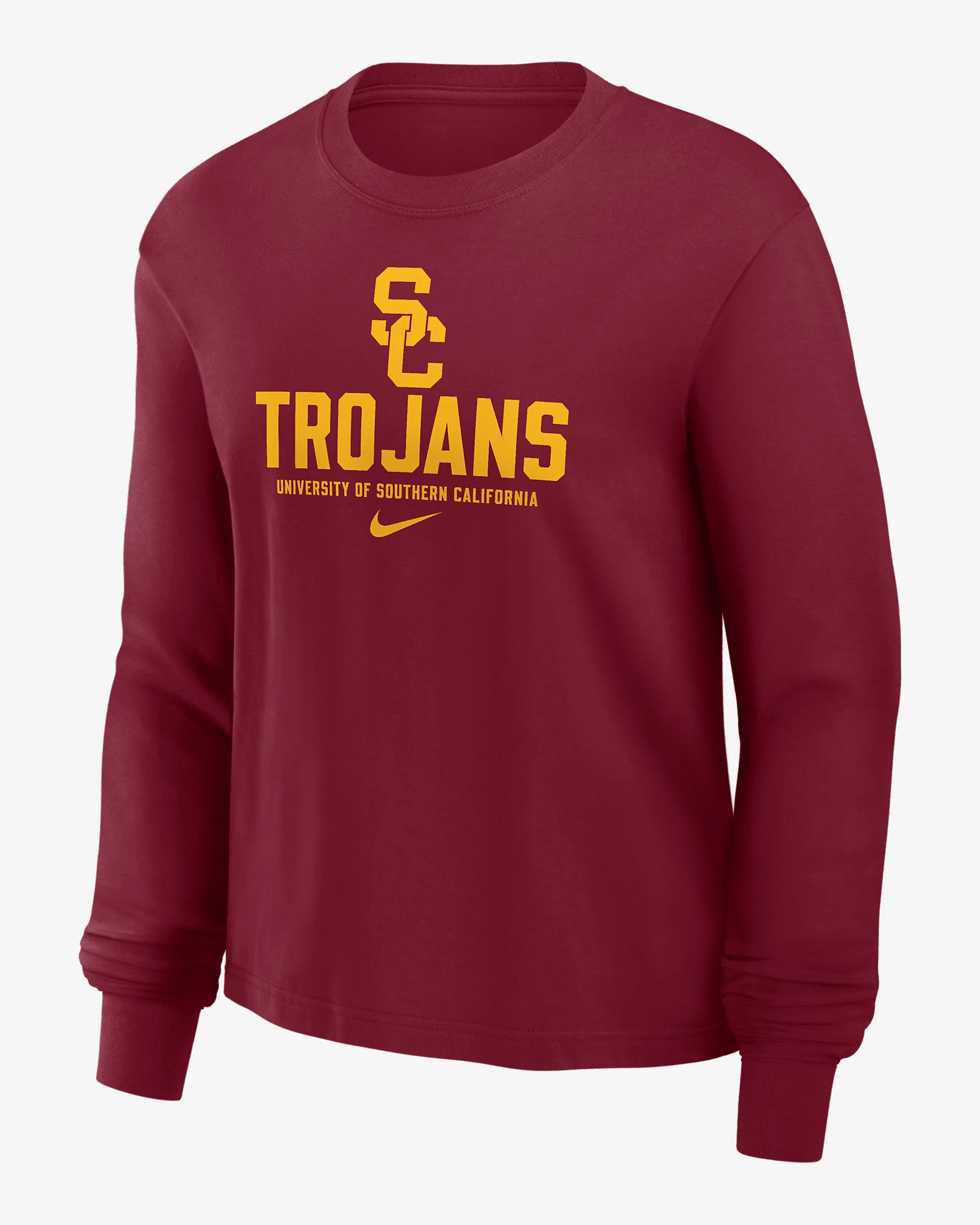 USC Trojans Primetime University Boxy Women's Nike College Long-Sleeve T-Shirt - 1