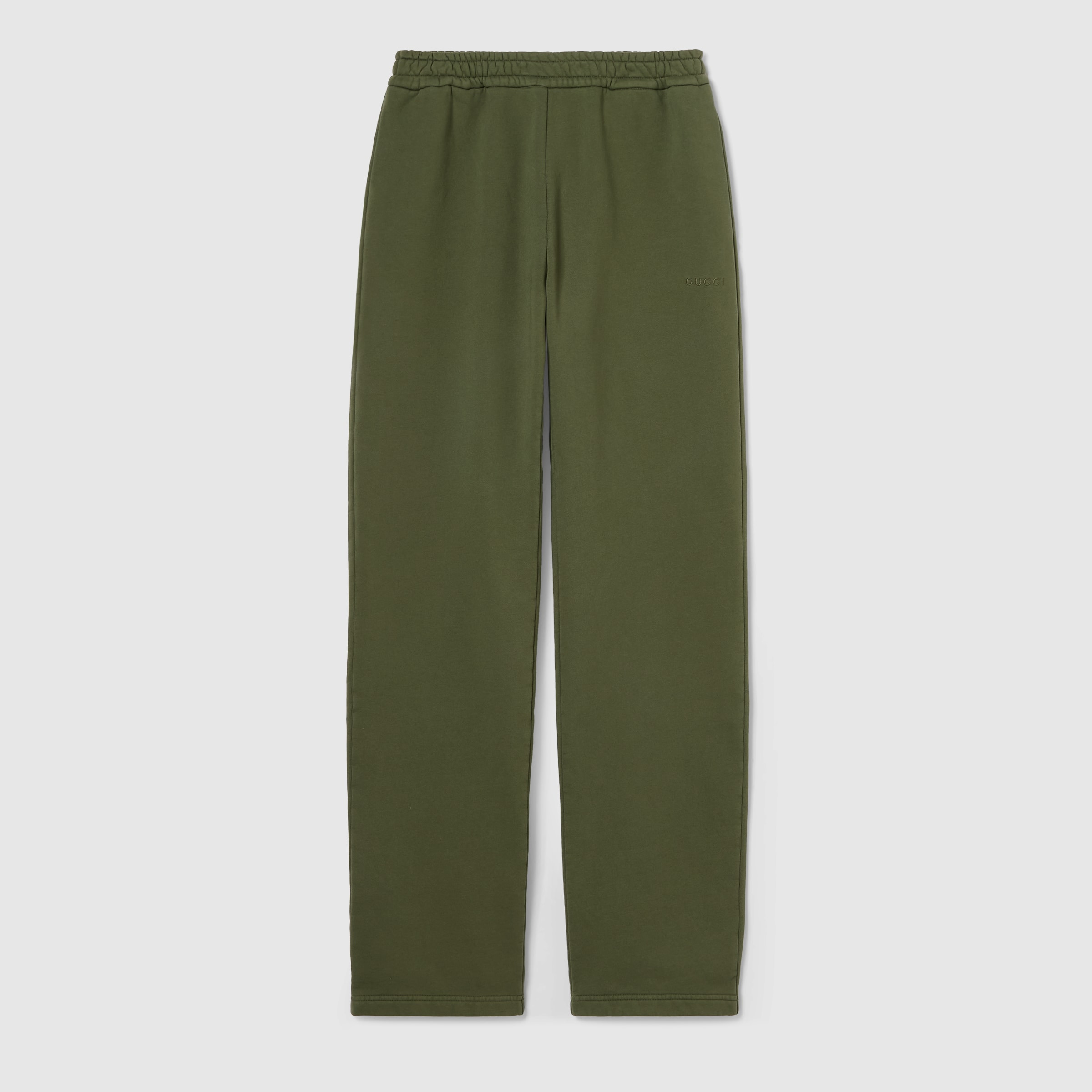 Cotton jersey leisure pants with embroidery - 1