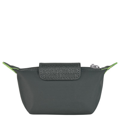 Longchamp Le Pliage Green Coin purse Graphite - Recycled canvas outlook