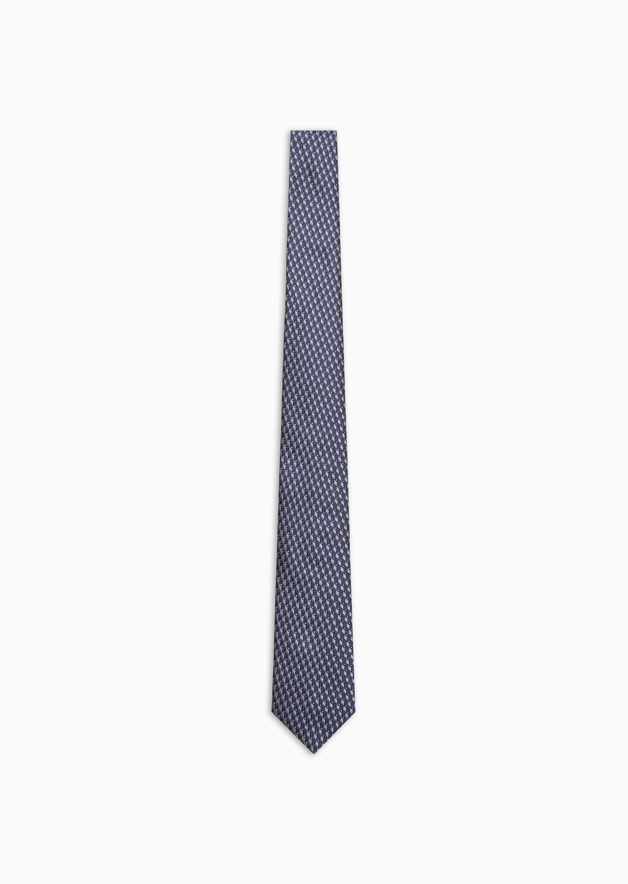 Jacquard silk tie - 1