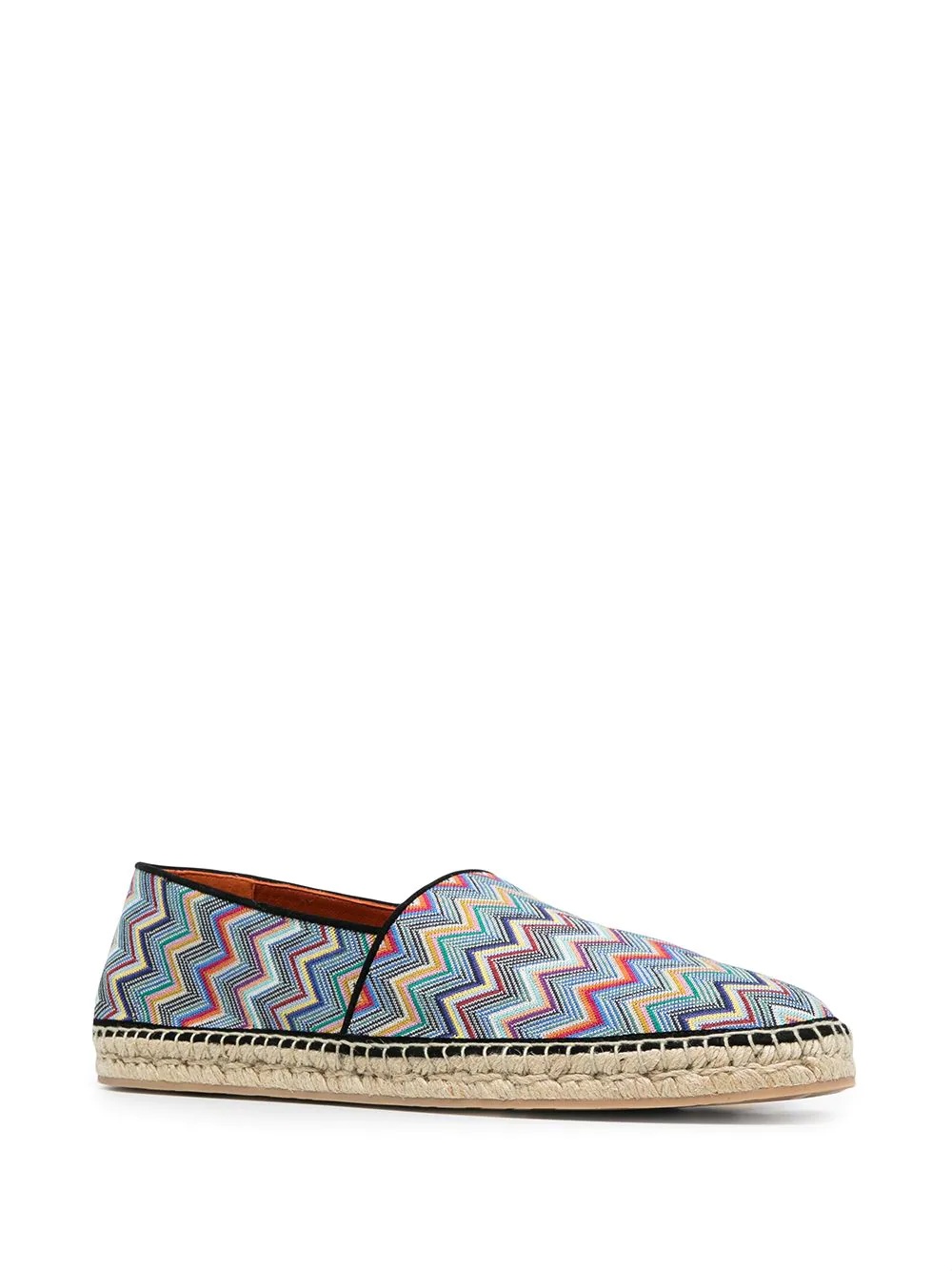 zigzag-print espadrilles - 2