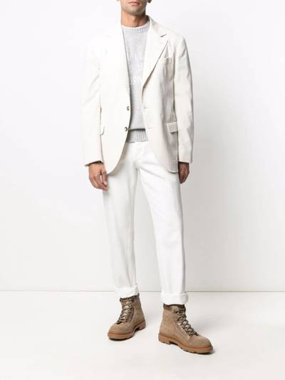 Brunello Cucinelli straight-leg cargo trousers outlook