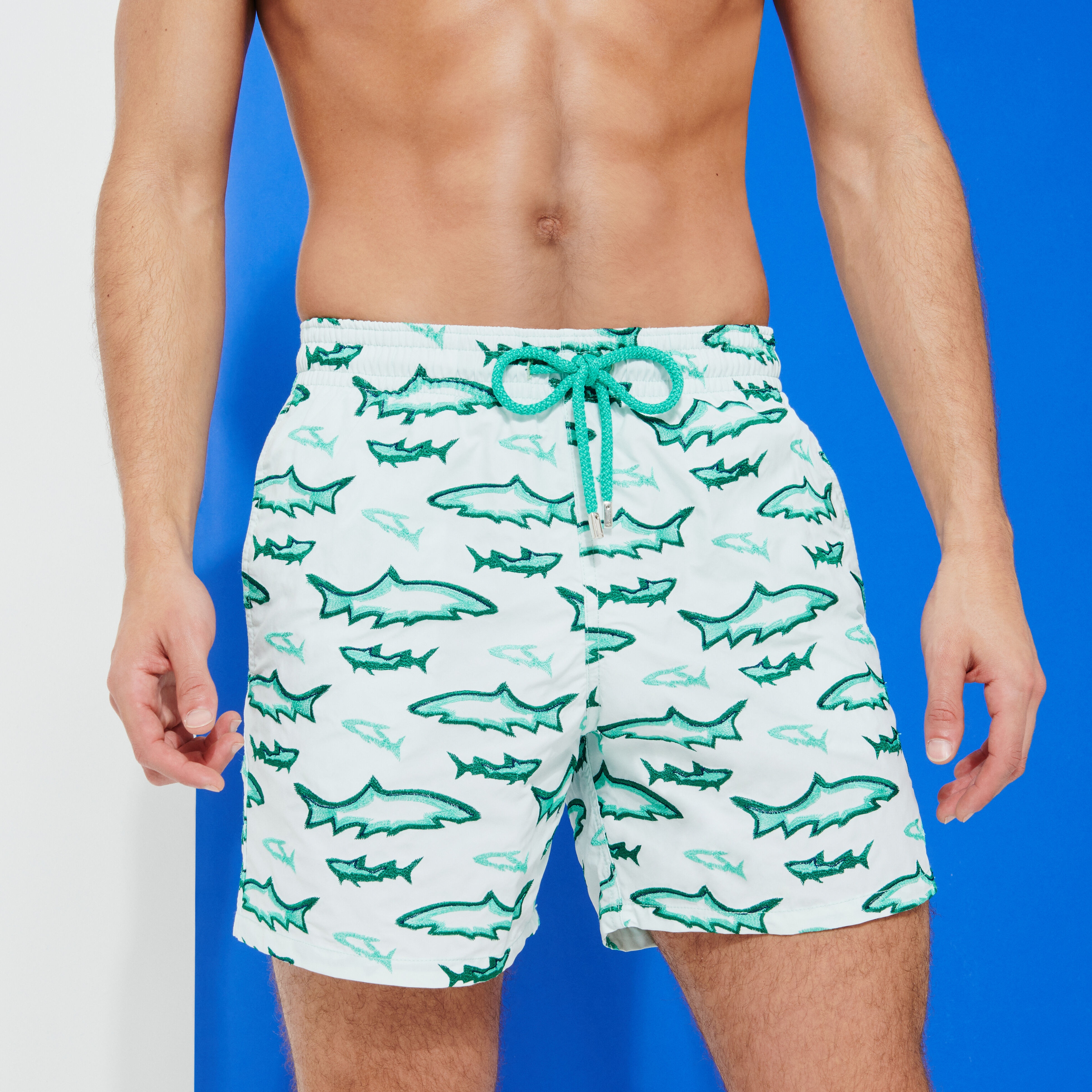 Men Embroidered Swim Trunks Requins 3D - Limited Edition - 5