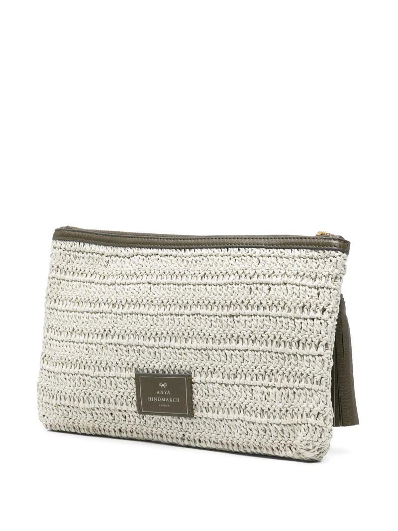 Anya Hindmarch Raffia Clutch Bag outlook