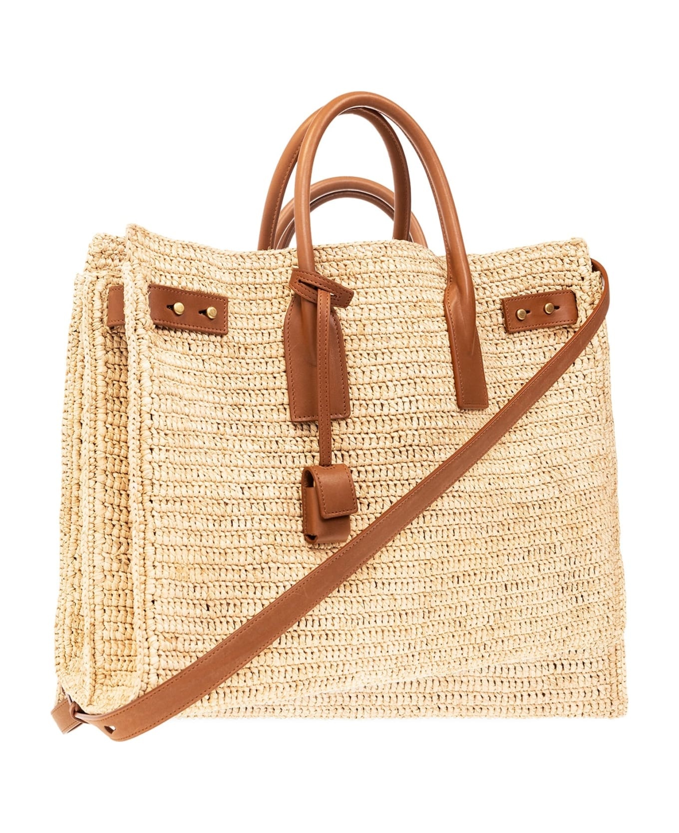 Raffia Sac De Jour Slim Shopper Bag - 2