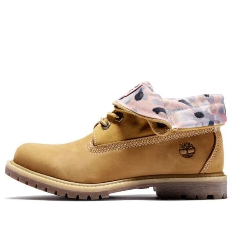 (WMNS) Timberland Roll Top Boots Basic 'Wheat with Dot Print' A2MF6231 - 1