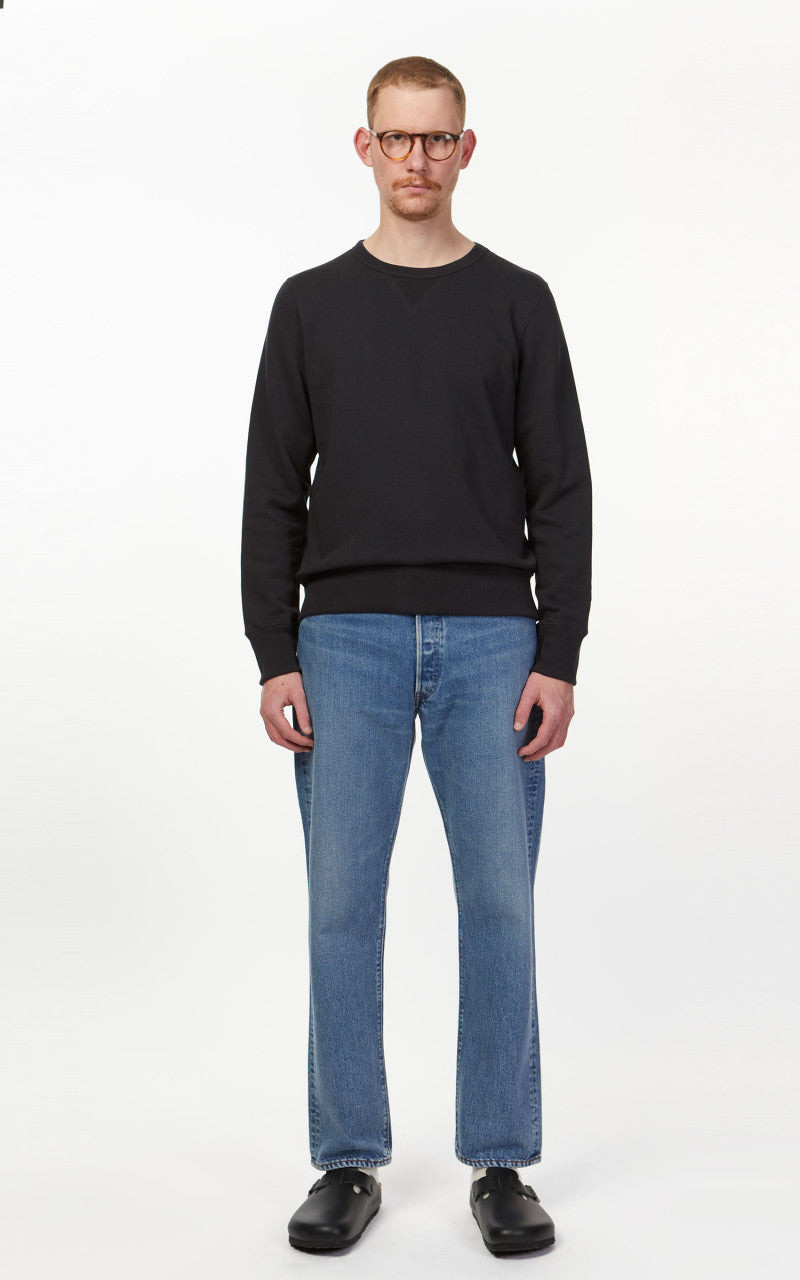 Merz b. Schwanen MERZ B. SCHWANEN 346 SWEATSHIRT CHARCOAL outlook