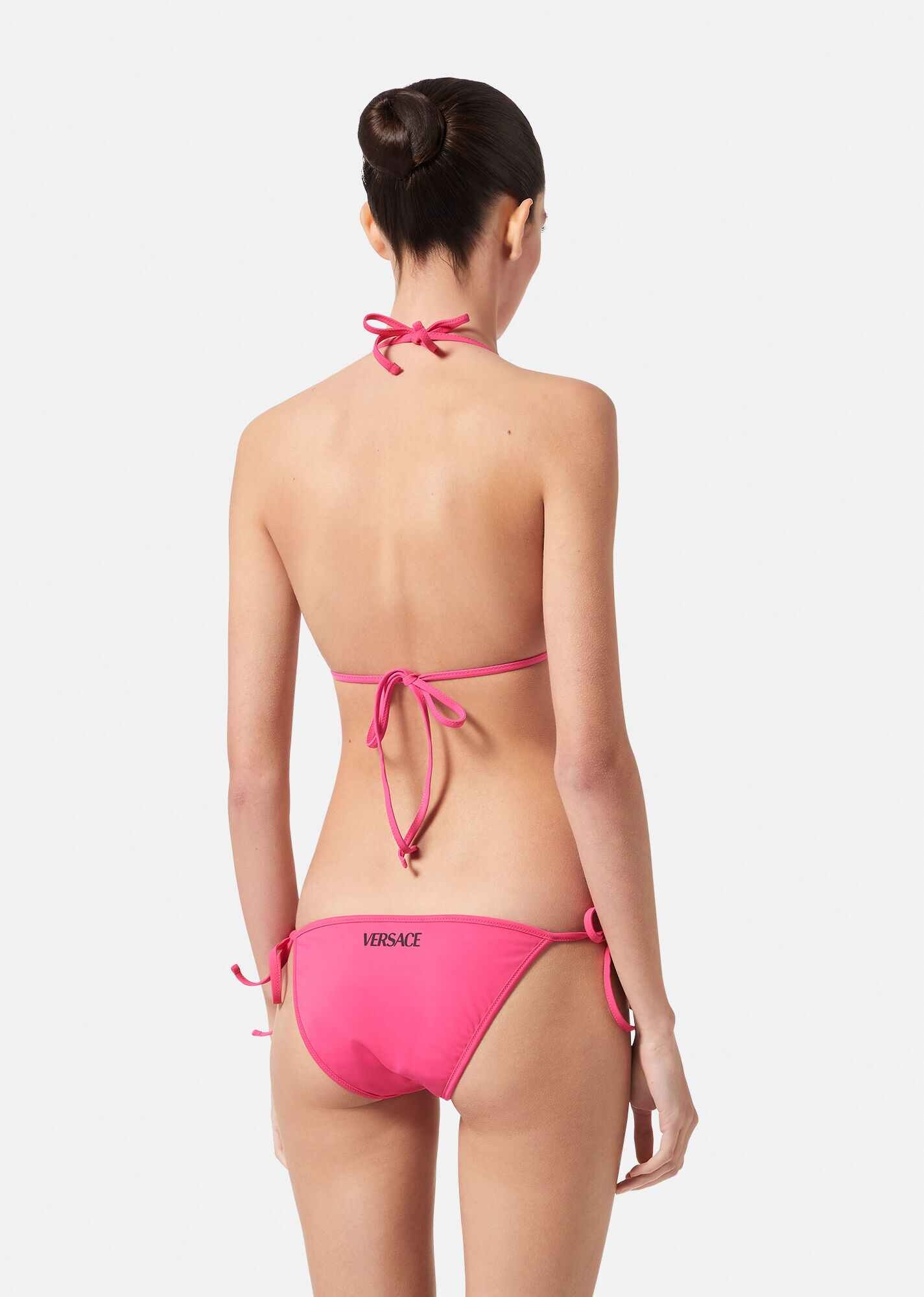Silver Baroque Reversible Bikini Bottoms - 5