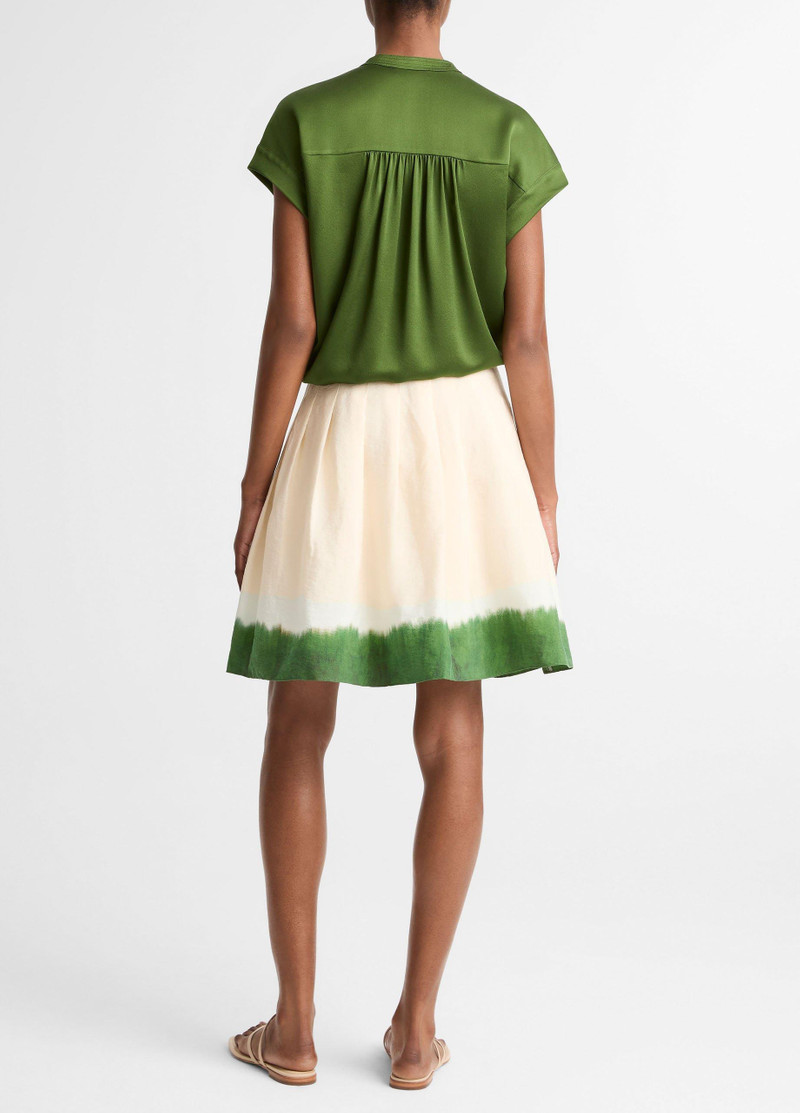 Vince Dip-Dye Pleated Skirt outlook