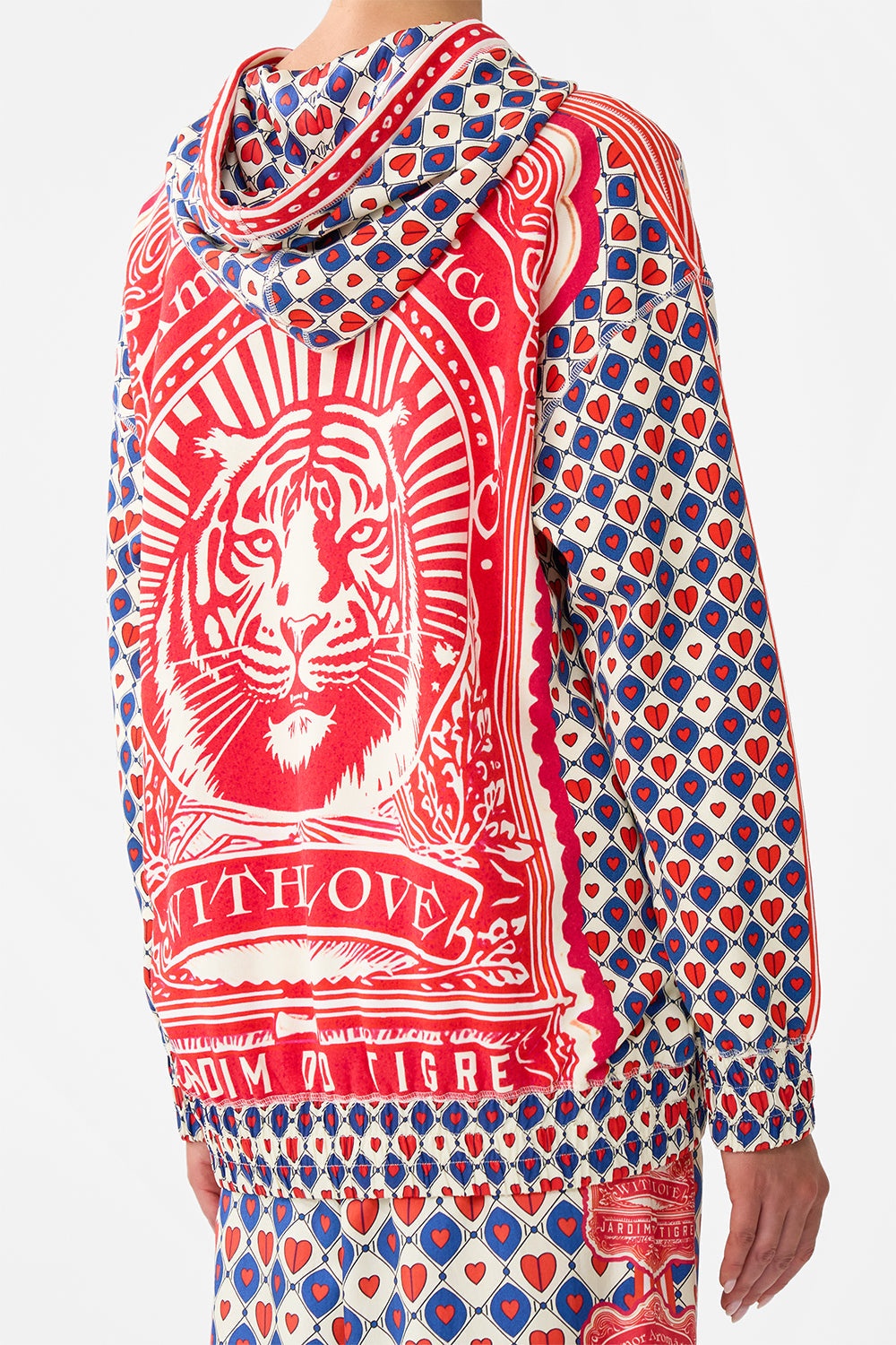 SILK BAND OVERSIZED HOODIE WITH POCKETS - 6