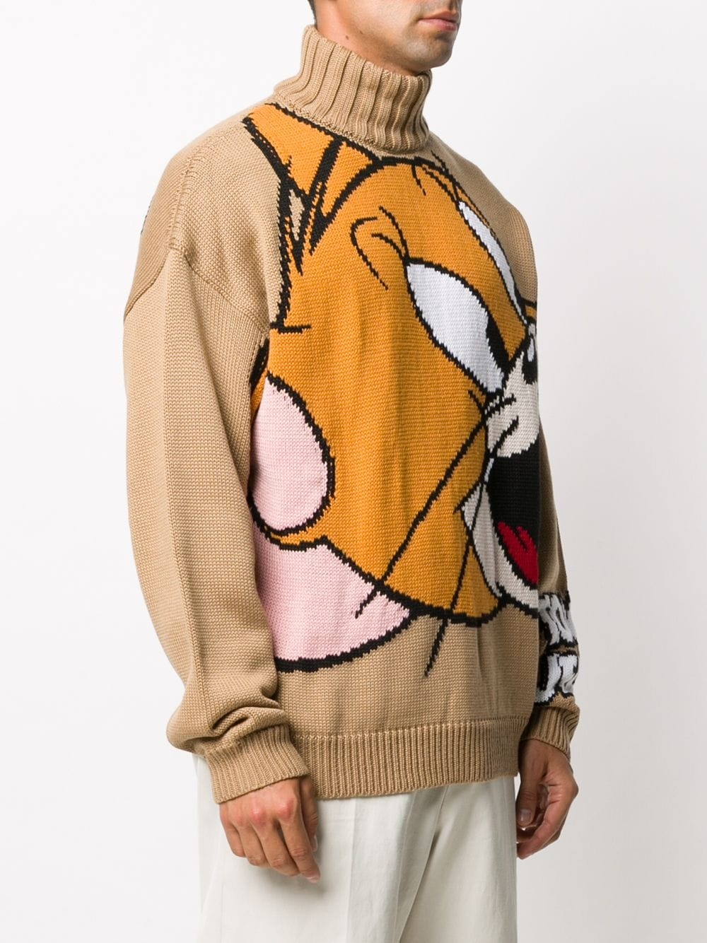 intarsia-knit cartoon jumper - 3