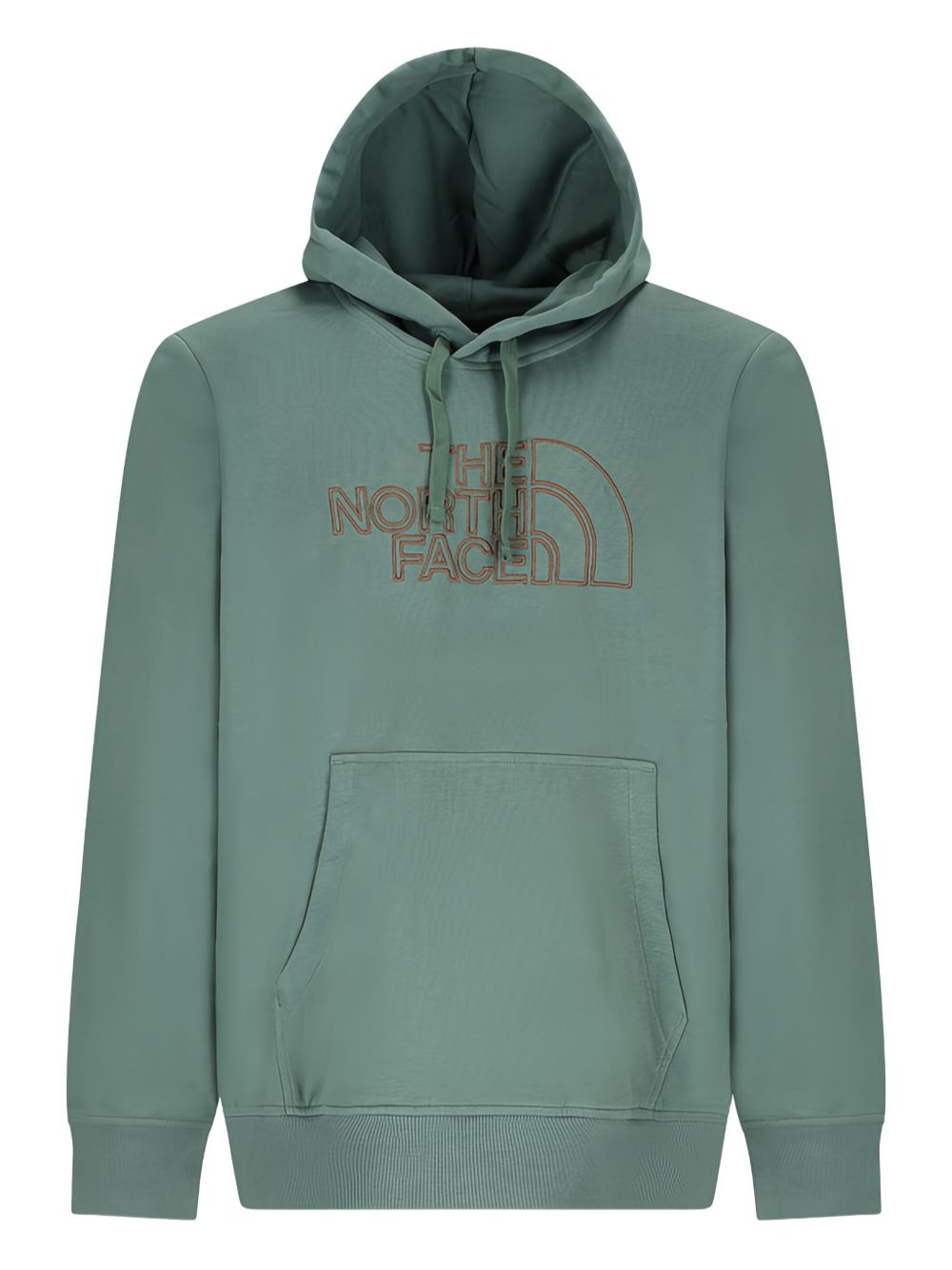 logo-embroidered hoodie - 1