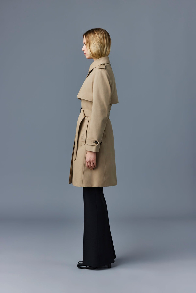MACKAGE WINN 2-in-1 classic trench coat outlook