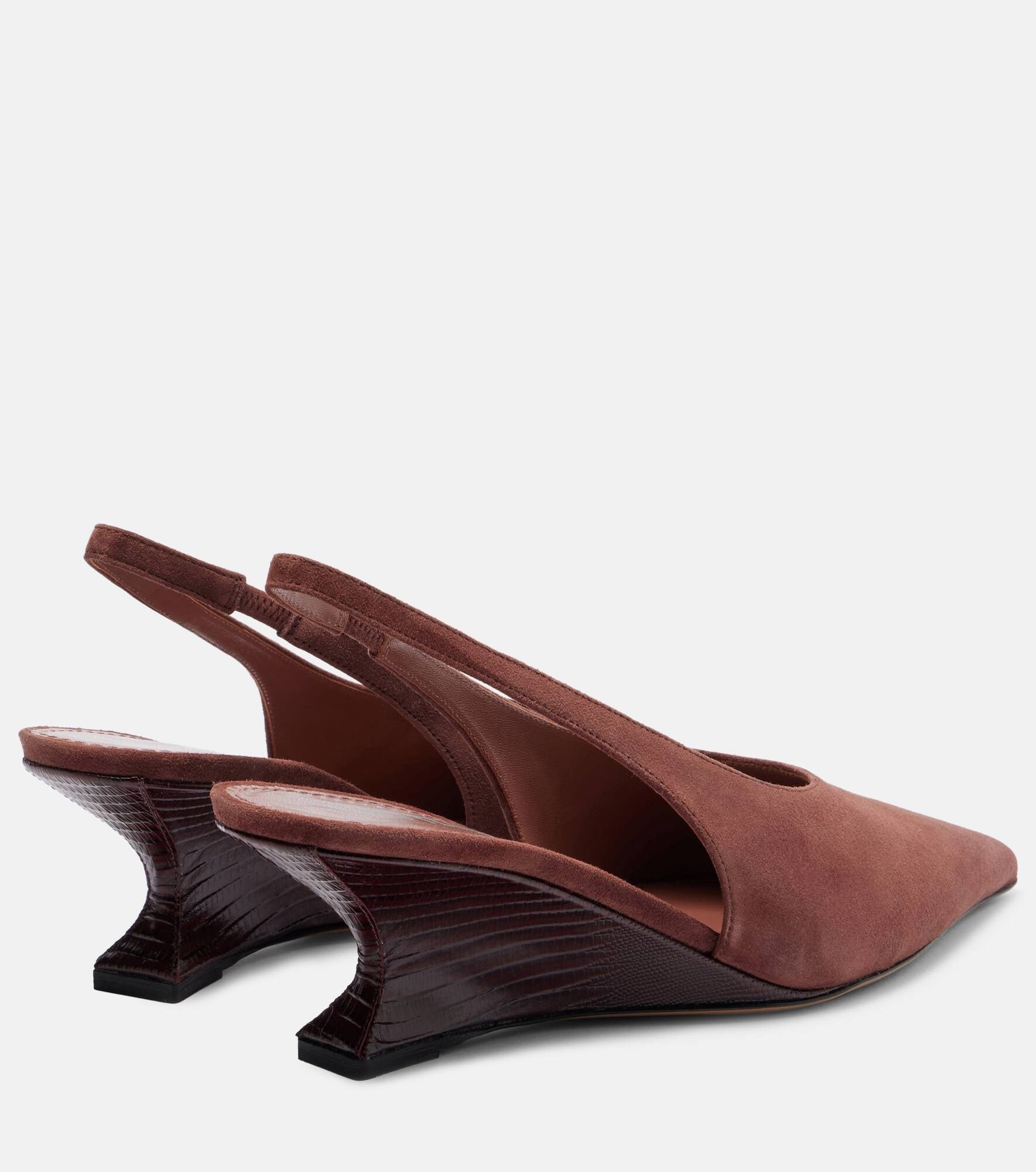 Nina 50 suede wedges - 2