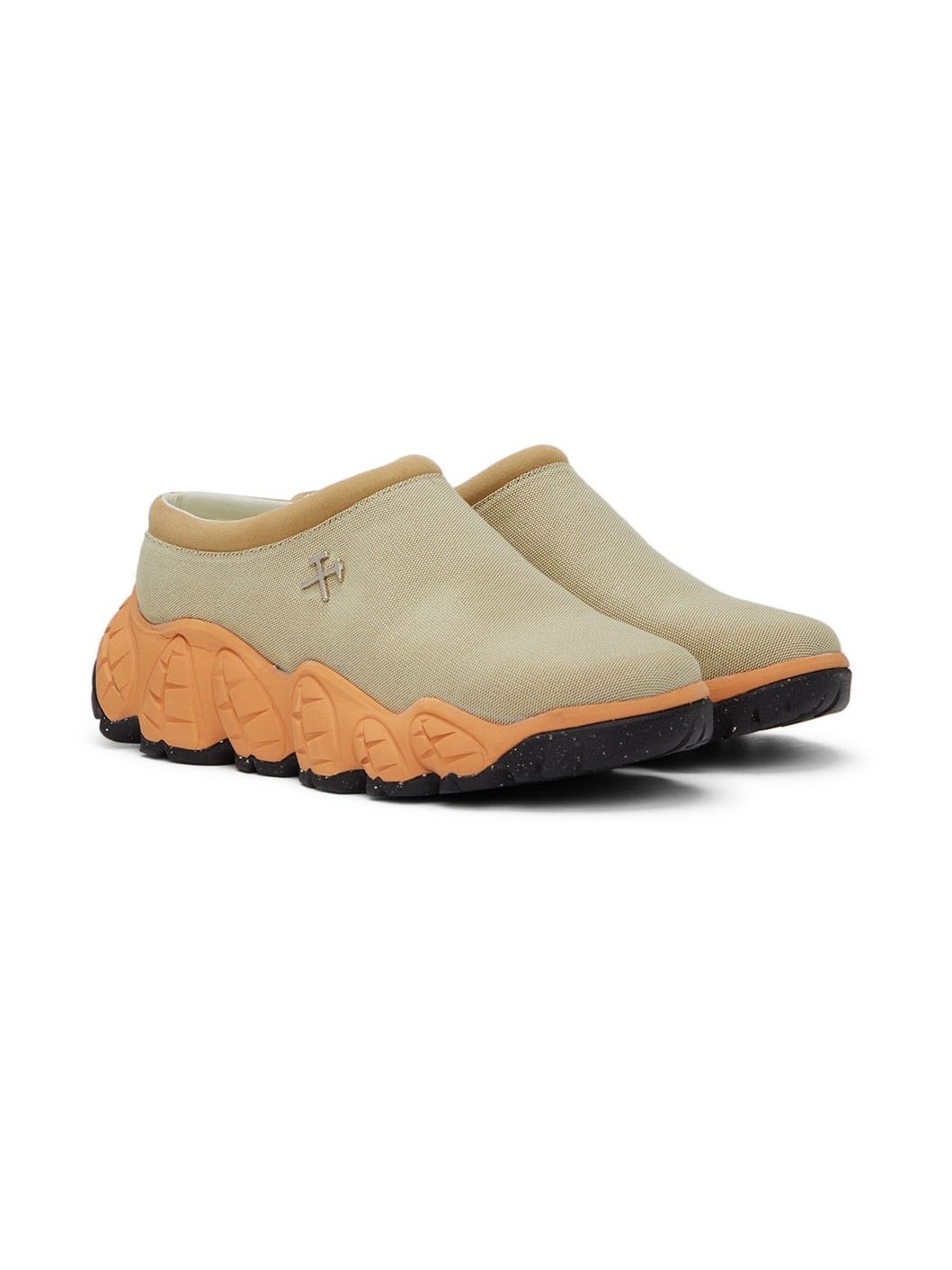 Beige Canvas Sneakers - 4