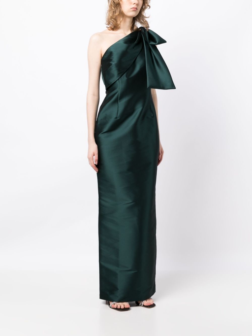 Bonnie satin-finish gown - 3